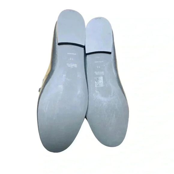 Coach Women’s Black Leather Short Hair Shearling Loafers Sz 7.5 Like New No Box - Picture 4 of 12